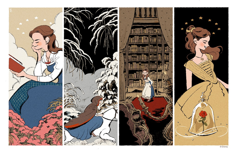 Illustration for article titled This Beauty and the Beast Art Show Is, Well, Beautiful